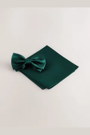 Next Silk Bow Tie With Pocket SquareTAILLE UNIQUE