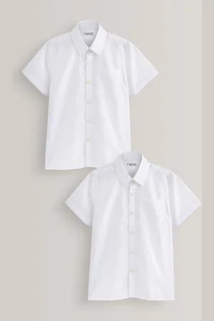 Next 2{Paquet de chemises scolaires Manches courtes (3-17ans)12 ans (152cm)