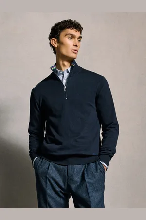 Paul Smith Vert 100% coton biologique Quarter Zip PullXXL