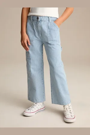 Next 100% coton Coupe droite Rayure Jeans (3-16ans)9 ans (134cm)