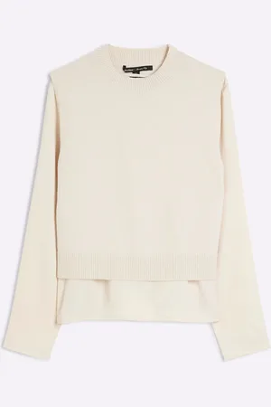 River Island Pull hybride en satin 40