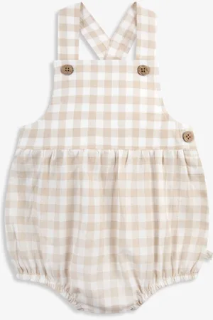 The Little Tailor Barboteuse Bébé shorts tissés 100% coton6268cm
