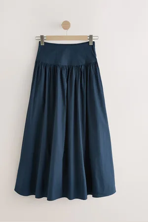 Next Drop Waist Midi Skirt44xltall