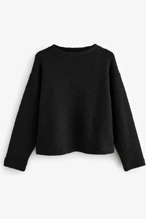 Next Textured Boucle Heavyweight Crew Neck JumperM