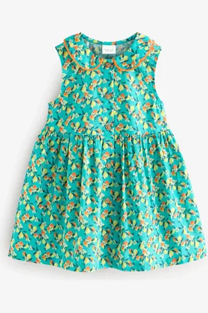 Next Sans manches 100% Cotton Collar Robe (3mths-10yrs)2 - 3 ans (92 - 98cm)
