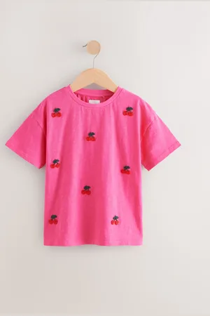 Next Bead Cherry 100% Cotton T-Shirt (3-16yrs)8 ans (128 cm)