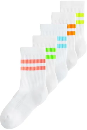 Next Cushioned Semelle intérieure Cotton Rich Ribbed Tipped Chaussettes 5 LotUK 4-6.5