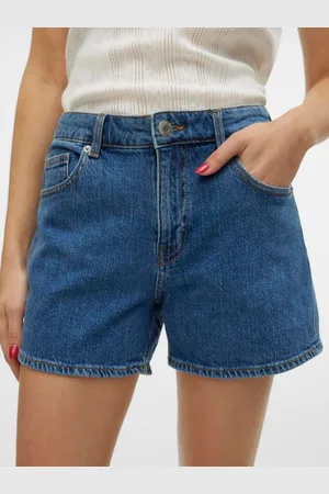 VERO MODA Mid Rise Denim ShortsM 10