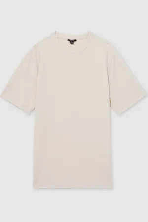 Reiss T-shirt texturé Argon oversizeGrand