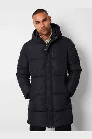 Threadbare Showerproof À capuche Waterproof Longline Puffer CoatS