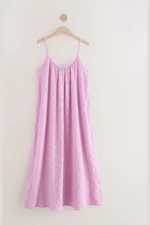 Next Robe longue en jersey texturé46