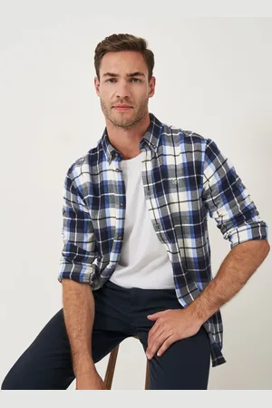 J.Crew 100{Chemises de nuit en coton Multicheck Twill brosséS
