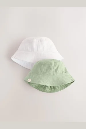 Next 100% coton Bébé Chapeaux seaux 2 Lot (0mois-2ans)8692cm