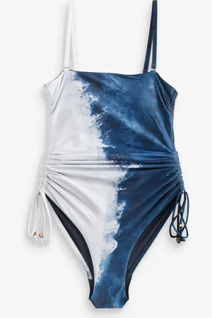 Next Maillot de bain Bandeau gainant la jambe froncée40