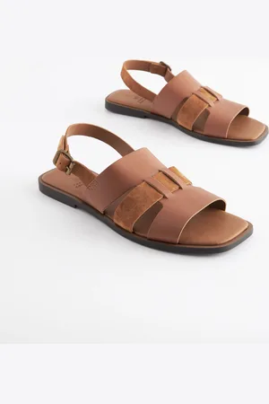 Next Sandales Forever Comfort en cuir à bride arrière