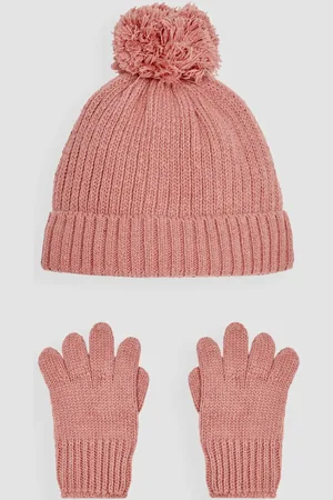 JoJo Maman Bébé Rib Hat & Gloves Set3 - 6 ans (98 - 116cm)
