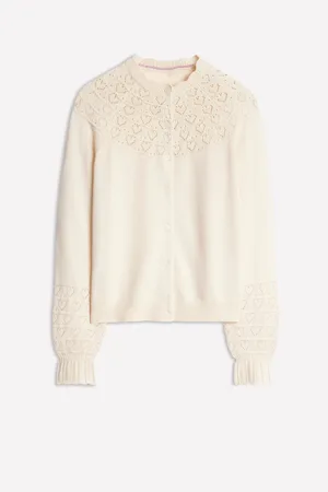 Boden Pointelle Caur CardiganXL