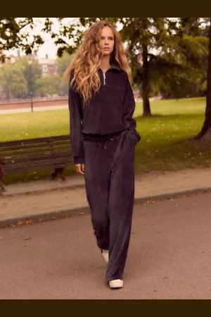 Next Velvet Soft Touch Jersey Velours côtelé Ample Co-ord Jogger PantalonsXL Regular