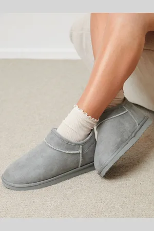 Threadbare Bottes en daim doublées de fausse fourrure