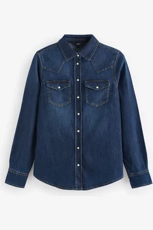 Next Détails des coutures Denim Chemises de nuit Western 100% coton38