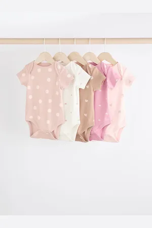 Next Baby Manches courtes 100% Coton Bodysuits 5 Paquet6 - Mois 9 (68 - 74cm)