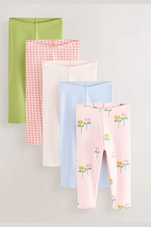 Next Leggings à côtes 5 Pack (3mois-7ans)116122cm