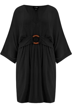Pour Moi Crinkle O Ring Woven Beach Kaftan44
