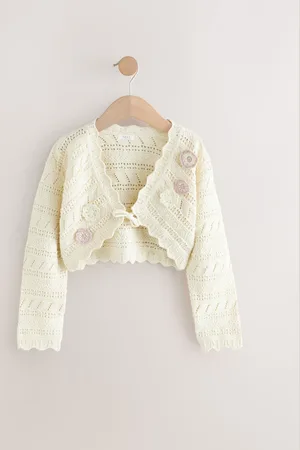 Next Crochet Occasion Shrug 100% Cotton Cardigan (3mths-16yrs)166168cm