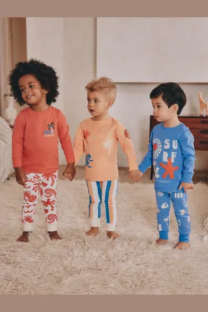 Next Snuggle Fit 100% Cotton Pyjamas 3 Pack (9mths-8yrs)116122cm