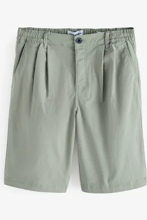 Threadbare Relaxed Fit Pleated Stretch Chinos Shorts32r