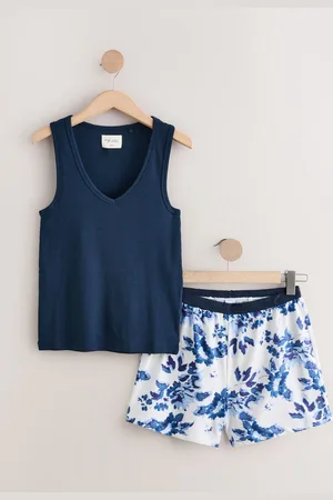 Next Cotton Rib Vest Short Set Pyjamas