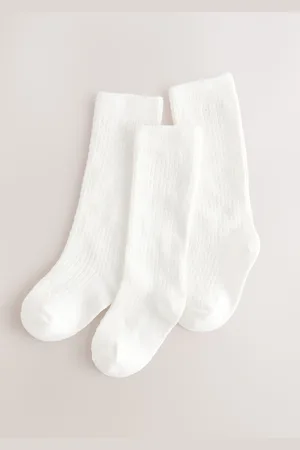 Next Chaussettes bébé à hauteur genou 3 Lot de (0mois -2ans)5662cm