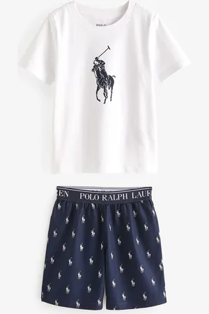 Ralph Lauren Ensemble pyjama en coton 100% marine10 ans (140cm)