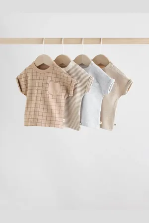 Next Baby Short Sleeve T-Shirts 4 Pack Set (0mths-2yrs)5662cm