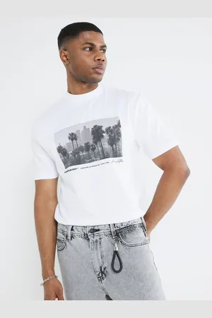 River Island Regular Fit Palm 100% Cotton T-ShirtMédium