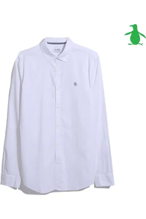 Original Penguin Oxford Chemises blanches extensiblesXXL