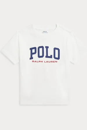 Ralph Lauren Boys Logo 100% Cotton Jersey Blue T-Shirt5 ans (110cm)