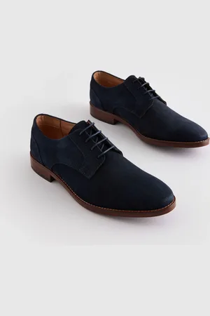 Next Suede Contrast Sole Derby Chaussures