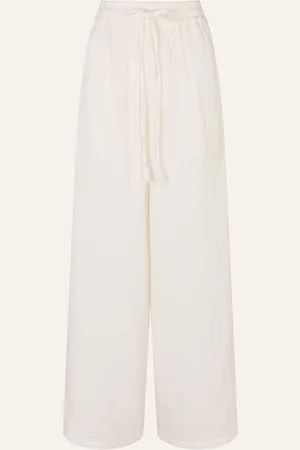 Accessorize Effet froissé Beach 100% Cotton PantalonsXXL