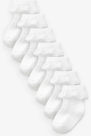 Next Paquet de chaussettes dentelle pour bébé 7 (0mois-2ans)1 - 2 ans (80 - 92cm)
