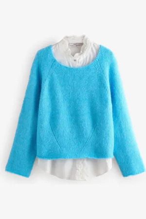 Next Chemises de nuit Supersoft Layer Pull With Gem ButtonXL Regular