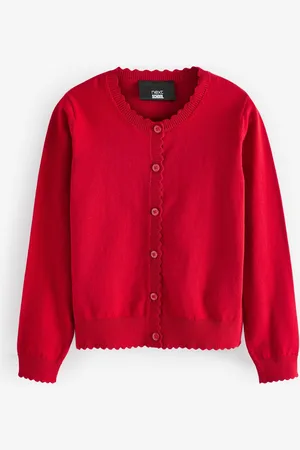 Next Cardigan scolaire à bord festonné Cotton Rich (3-16ans)13 ans (158cm)