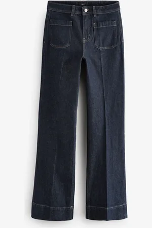 Next Patch Pocket Wide Leg Jeans48 Petite