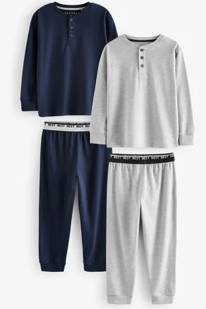 Next 2 Lot 100% Coton Manches longues Pyjamas (3-16ans)11 ans (146cm)