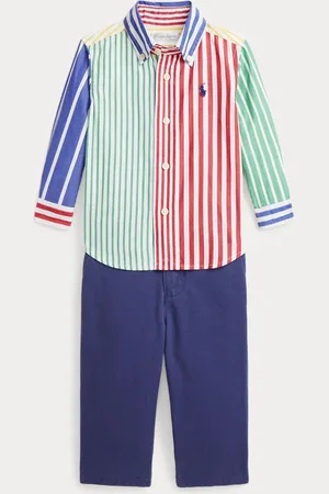 Ralph Lauren Ensemble 100chino Bébé Chemises et pantalons % cotonMois 9 (74cm)