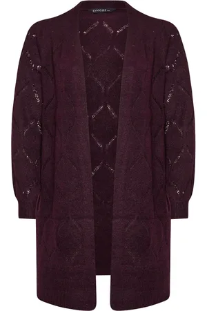Evans Pointelle Noir Cardigan54-56