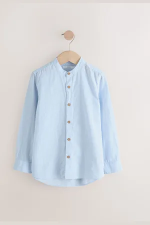 Next Chemise à manches longues Grandad Collar Lin Mix (3-16yrs)11 ans (146cm)