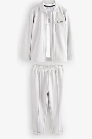 Ted Baker Grey Textured Jacket T-Shirt and Trousers Set12 - Mois 18 (80 - 86cm)