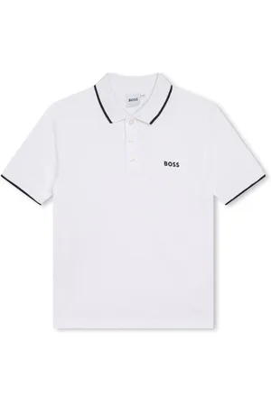 HUGO BOSS 100% Coton Polo Manches courtes avec logo14 ans (164cm)