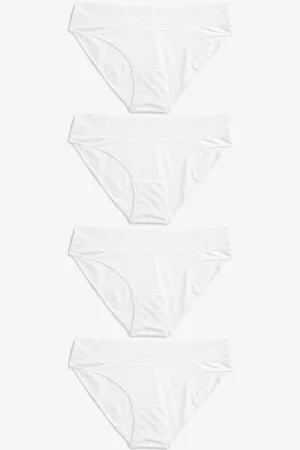 Next Culotte en coton et dentelle 4 Pack52